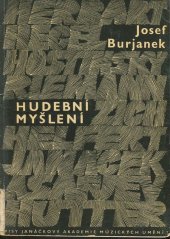 kniha Hudební myšlení 2 studie k psychologii a estetice problému, SPN 1970