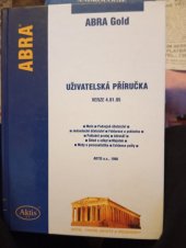 kniha ABRA Gold uživatelská příručka, verze 5.00, Aktis 1998