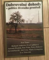 kniha Dobrovolné dohody v politice životního prostředí, Vysoká škola ekonomická 2000