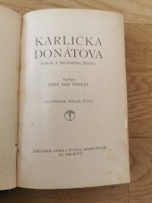 kniha Karlička Donátova román z pražského života, Vaněk & Votava 1913