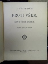 kniha Proti všem list z české epopeje, J. Otto 1921