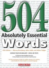 kniha 504 Absolutely Essential Words, Barron's 2005