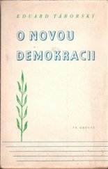 kniha O novou demokracii, Fr. Borový 1945