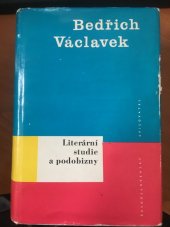 kniha Literární studie a podobizny, Československý spisovatel 1962