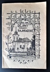 kniha Dějiny farnosti rajhradské, Katolické spolky farnosti rajhradské 1934