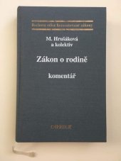 kniha Zákon o rodině komentář, C. H. Beck 1998