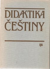 kniha Didaktika češtiny, SPN 1989