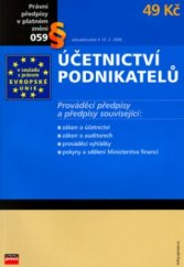 kniha Účetnictví podnikatelů, CPress 2006