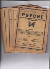 kniha psyche revue věnovaná mystice,okultismu a metapsychyce ročník XVI.čísko 1-10 časopis 1-10Karel Weinfuter a spol., Karel Weinfuter 1939