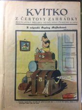 kniha Kvítko z čertovy zahrádky Bezplatná příloha nedělního Českého slova, Melantrich 1931