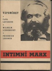 kniha Intimní Marx vzpomínky, Rudolf Rejman 1946