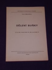 kniha Dělení buňky, Státní pedagogické nakladatelství 1978