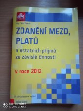 kniha Zdanění mezd, platů a ostatních příjmů ze závislé činnosti v roce 2012, Anag 2012