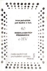 kniha 40 rozhlasových přednášek o hudební výchově, Česká společnost pro hudební výchovu 1970