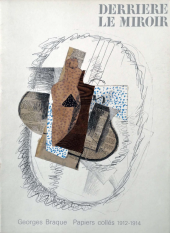 kniha Derrière le Miroir n. 138 - BRAQUE  PAPIERS COLLÉS 1912-1914", Maeght  1963