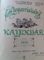 kniha Kulíkův humoristický kalendář , Karel Kulík  1928