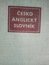 kniha Česko-anglický slovník středního rozsahu, SPN 1959