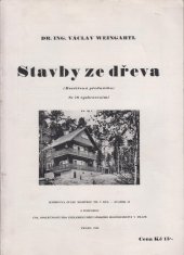 kniha Stavby ze dřeva (Rozšířená přednáška), Svaz majitelů pil 1936