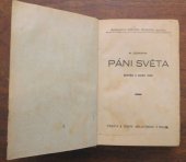 kniha Páni světa Román z roku 1955, Melantrich 1930