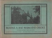 kniha Blatná a její nejbližší okolí, Odbor Klubu čsl. turistů 1926