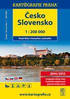 kniha Autoatlas Česko, Slovensko 1 : 200 000, Kartografie 2014