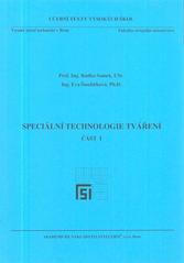 kniha Speciální technologie tváření, Akademické nakladatelství CERM 2010