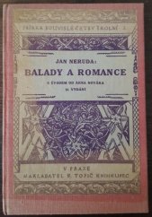 kniha Balady a romance, V. Hanč 1935