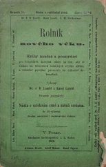 kniha Náuka o vzdělávání země a nářadí orebném, I.L. Kober 1875