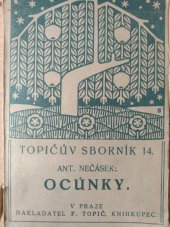 kniha Ocúnky povídky a humoresky, F. Topič 1911