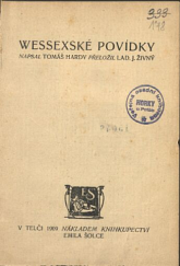 kniha Wessexské povídky, Emil Šolc 1909
