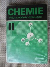 kniha Chemie pro II. ročník gymnázií, Státní pedagogické nakladatelství 1985