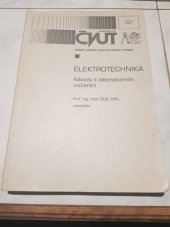 kniha Elektrotechnika návod k laboratorním cvičením, ČVUT 1995