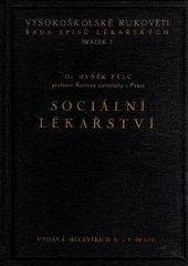 kniha Sociální lékařství, Melantrich 1937