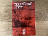 kniha Terezínské listy 26 sborník Památníku Terezín, Oswald 1998