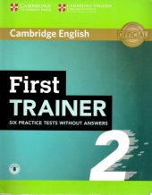 kniha First trainer  six practice tests with answers , Cambridge University Press 2018