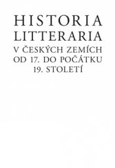 kniha Historia litteraria v českých zemích od 17. do počátku 19. století, Filosofia 2016