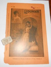 kniha Lidunka dcera žebrácké hraběnky Poutavý román dívčího života, Alois Hynek 1905