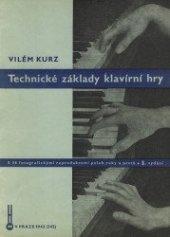 kniha Technické základy klavírní hry, Hudební Matice Umělecké Besedy 1935