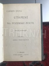 kniha Utrpení na pozemské pouti okruh báchorek, J. Otto 1901