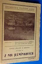 kniha Z niv Ječmínkových, Občanská tiskárna 1926