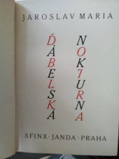 kniha Ďábelská nokturna, Sfinx, Bohumil Janda 1928