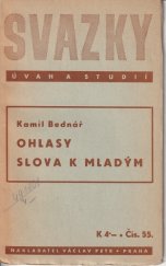 kniha Ohlasy Slova k mladým, Václav Petr 1941