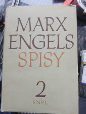 kniha Marx Engels spisy 2, SNPL 1957