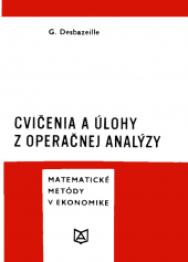 kniha Cvičenia a úlohy z operačnej analýzy, Alfa 1971