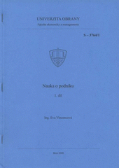 kniha Nauka o podniku, Univerzita obrany 2008