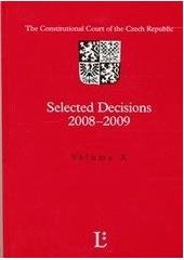 kniha Selected decisions 2008-2009., Linde 2010