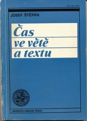 kniha Čas ve větě a textu, Univerzita Karlova 1987