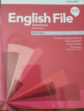 kniha English File fourth edition  Elementary Workbook with key , Oxford 2018