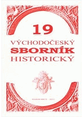 kniha Východočeský sborník historický., Východočeské muzeum v Pardubicích 