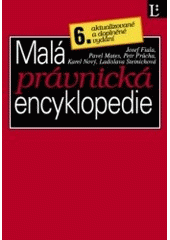 kniha Malá právnická encyklopedie, Linde 2006